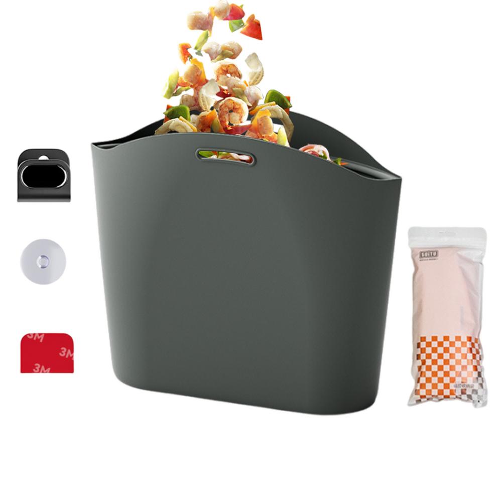 Автомобильный органайзер для спинки сиденья, силиконовый автомобильный мешок для мусора, органайзер для мусора, многоцелевой карман для хранения, автомобильный мусорный контейнер для внедорожников и грузовиков