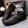 Fashion Leather Shoes for Men Fashion 2024 Man Casual Shoe Slip-on New In Pu Shipping Free Legitimate Trend Elegant Promotion Adults