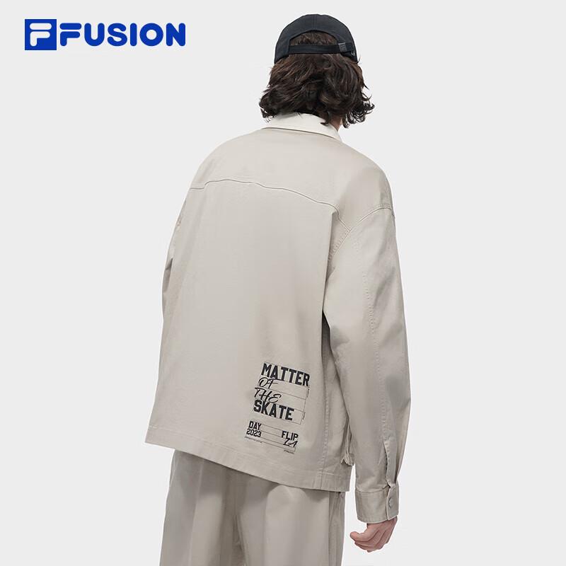 Fila Мужская тканая куртка FUSION с цветными блоками и лацканами