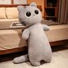 65-130CM Cat Plush Toy Long Pillow Stuffed Soft Cat Sleeping Pillow Sofa Cushion Accompany Doll Toys Xmas Gift