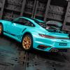 911 Turbo S Литье под давлением 1:Модель автомобиля из 24 сплавов, миниатюрный металлический спортивный автомобиль, коллекционный подарок на день рождения, детские игры 