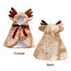 Decorative Cat Elk Cloak Warm Christmas Elk Cape Dog Halloween Costume Elk Dog Shawl  Halloween
