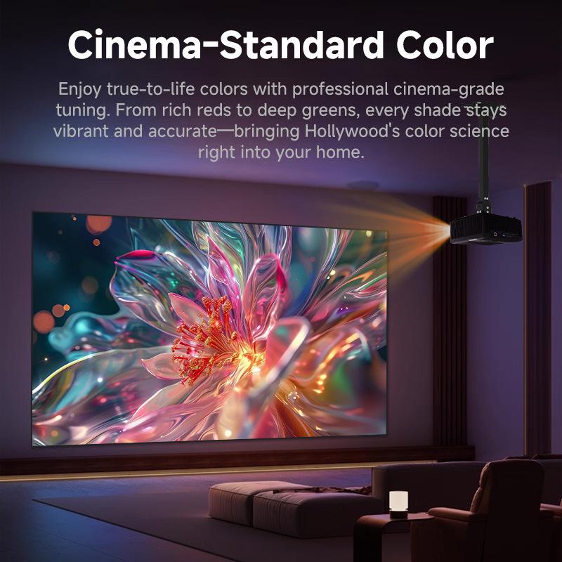 Портативный проектор Ultra HD для домашнего кинотеатра и офиса