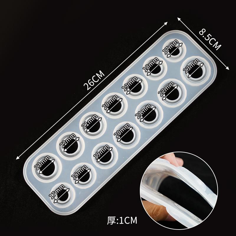 Кольца, формы для эпоксидной смолы, смешанные размеры, силиконовые формы для литья, инструмент для самостоятельного изготовления ювелирных изделий, принадлежности, аксессуары