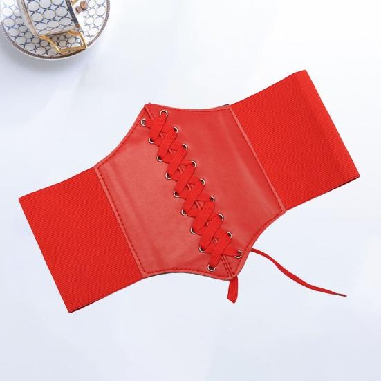 Женский корсет в дворцовом стиле, широкий пояс, эластичный пояс из искусственной кожи, утягивающий талию, женский эластичный пояс, формирующий корсет, аксессуары для платья EMA