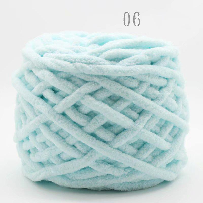 100 г Шениловая пряжа для вязания Мягкая ледяная ленточная пряжа Хлопковая пряжа Сделай сам Шерстяная пряжа для ручного вязания Плед Шарф Толстая нить