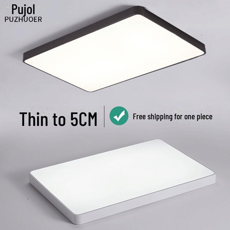 Современный прямоугольный светодиодный потолочный светильник - акриловый светильник для гостиной, спальни или балкона