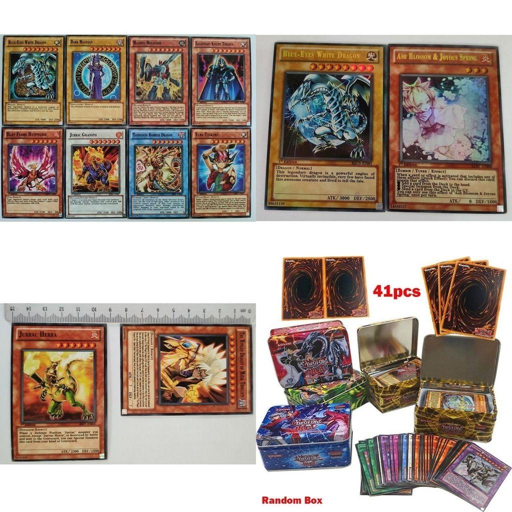 Изысканная Железная Коробка 41 шт. Игровые Карты Yugioh Для Детей и Коллекционеров