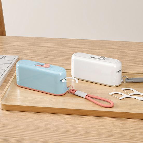 Коробка для зубной нити Портативный автоматический диспенсер для зубной нити Пыленепроницаемый Многоразовый