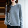 Женский кашемировый свитер Qinghe кашемир 30% кашемир 70% шерсть осенне-зимний пуловер теплый и модный