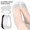 Women's Lightweight Invisible Liner Socks For Shallow Shoe Cotton Blend Mesh Fabric Nonslip Summer Footwear Accessories