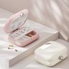 Moisture-Proof 7 Grids Pill Box Sealed Weekly Pill Box Double Layer Pill Organizer  Travel