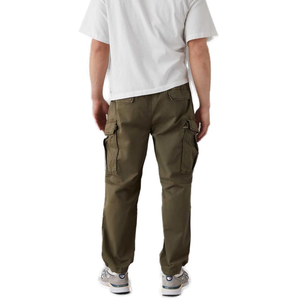[American Eagle] Мужские свободные брюки-карго AE Relaxed Cargo Pant (Япония, Алфавит, М, Оливково-зеленый) [Параллельный импорт]