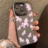 Чехол для телефона с узором из пастельных розовых единорогов для IPhone 16 15 14 13 12 11 Pro Max/Mini Ударопрочный Защита от царапин Премиальная Жесткая Крышка