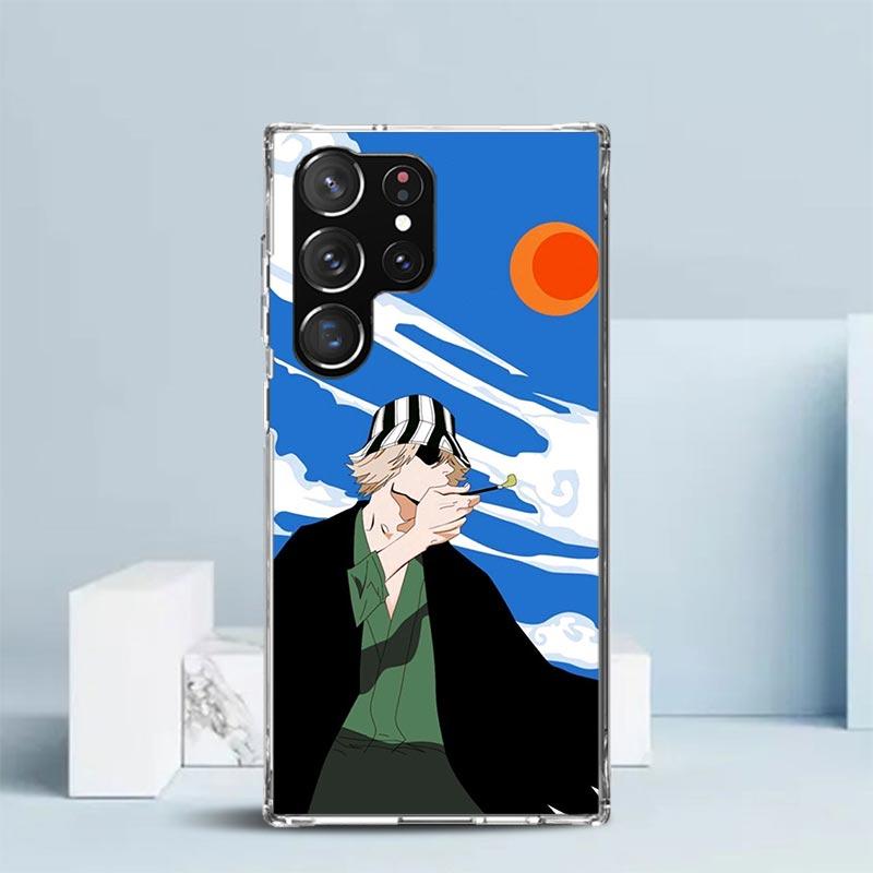 Чехол для телефона Bleach Kisuke Urahara для Samsung Galaxy S24 S25 Edge S26 Ultra S22 S23 Plus S21 + S20 FE Мягкая задняя крышка из ТПУ Galaxy