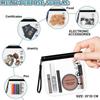 2Pcs 20x20cm Travel Toiletry Bags Sealed Makeup Bag Portable Washing Bag  Airport