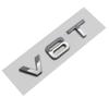 V6T V8T W12 V10 Logo Car Trunk Emblem Badge Sticker ABS Car Refurbishment Decoration Black Knight Style Modification Suitable