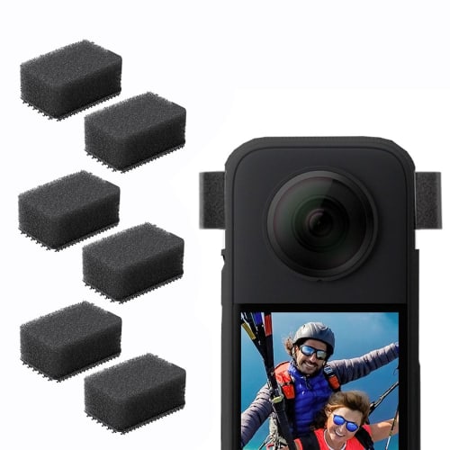 LAZIRO Noise-Reducing Windproof Cotton Windshield Foam for X5/X4, Insta 360 Microphone Wind Muff, Original Insta 360 Accessory, Windproof Cotton Winds