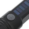 LED Flashlight Zoomable 3 Light Modes USB Or Solar Charge Compass Design Bright Flashlight for Outdoor Adventure Camping