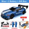 Rc Car With Led Remote Control Cars High Speed Fast Drift Racing 2.4g Radio Rtr Vehicle Gtrpro Model Toy Kids Children Gift