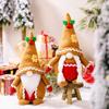 Gingerbread Man Christmas Gnome Decoration Swedish Face Figurines