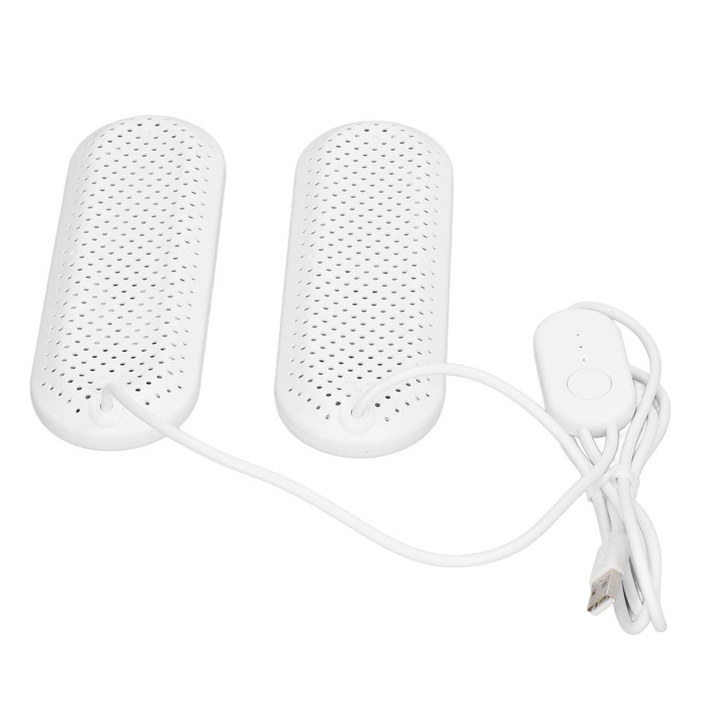 Бытовая USB-сушилка для обуви, студенческое общежитие, дезодорирующая сушилка для обуви для взрослых с таймером, белая