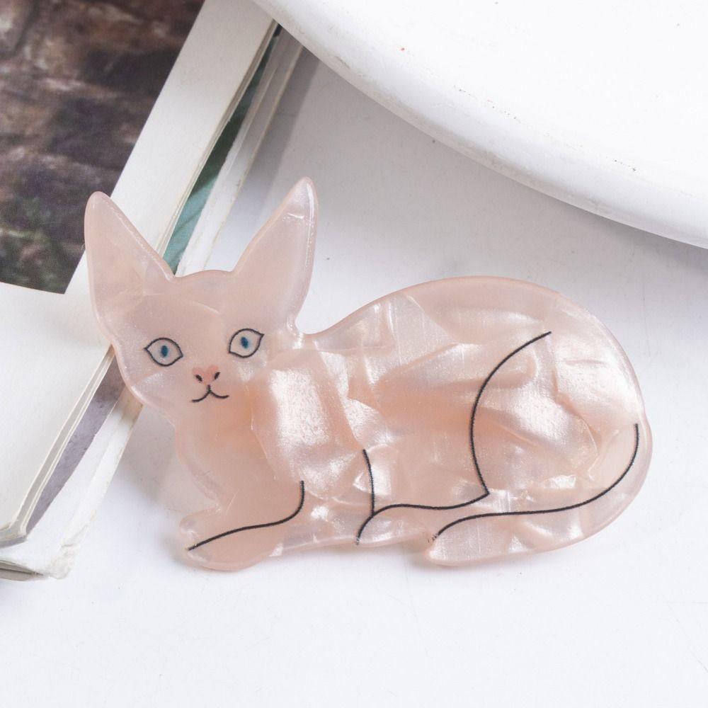 Duckbill Clip Animal Hairpin Dog Puppy Cat Hair Clip Personalized   Female