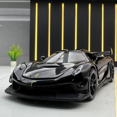 1/32 сплав литье под давлением JESKO спортивный автомобиль модель звук и свет возвратный ремень основание украшение детские игрушки подарок на день рождения