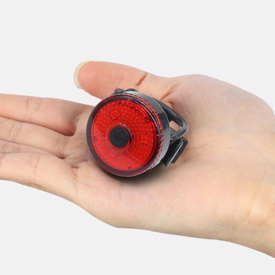 Компактный всепогодный задний фонарь для велосипеда с USB-зарядкой, перезаряжаемый, тормозной фонарь для велосипеда для ночной езды