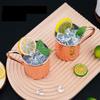 Rose Gold Copper Moscow Mule Mug Durable Coffee  Cup New Coppery Beer Mugs  Bar Drinkware