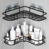 Wall-Mounted Bathroom Storage Rack - Punch-Free, Space-Saving Solution for Toiletries and Cosmetics