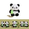 Adorable Panda Plush Keyring With Magnetic Circles For Kids Bag Decor And Gift