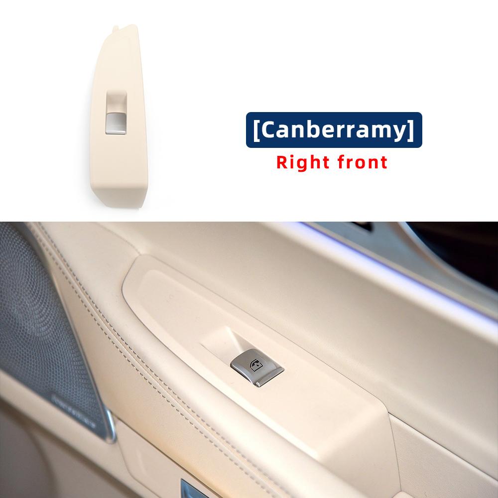 LHD Multiple Colors Car Front Left Right Window Lifter Switch Outer Frame Panel Cover For BMW 7 Series G12 2015-2023