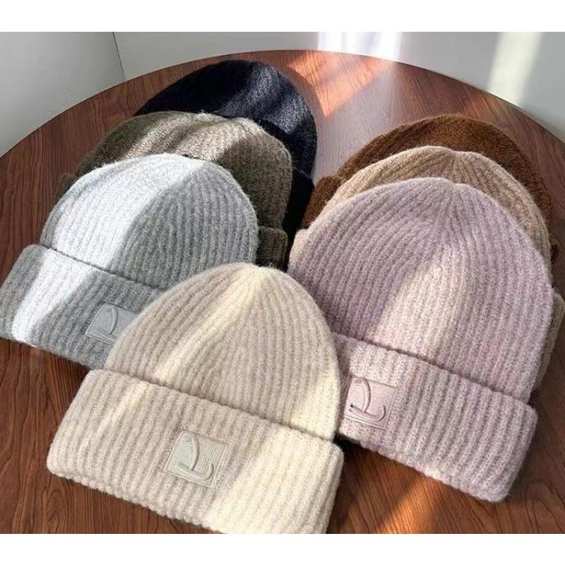 Свободная вязаная шапка корейского выпуска, женская осенне-зимняя универсальная толстая вязаная шапка, шапка Baotou
