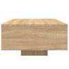 LED Coffee Table in Sonoma Oak 85 x 55 x 31 cm