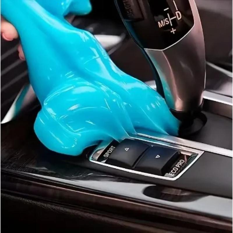 Magic Car Cleaning Gel Reusable Dust Remover Putty for Air Vent Keyboard Crevice Deep Clean with Floral Fragrance