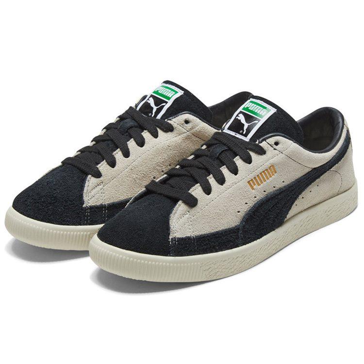 PUMA Suede 01 Vtg Beige Black 369891-01