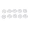 10Pcs Guitar Effect Pedal Footswitch Topper ABS Clear Single Pedal Footswitch Topper 10mm