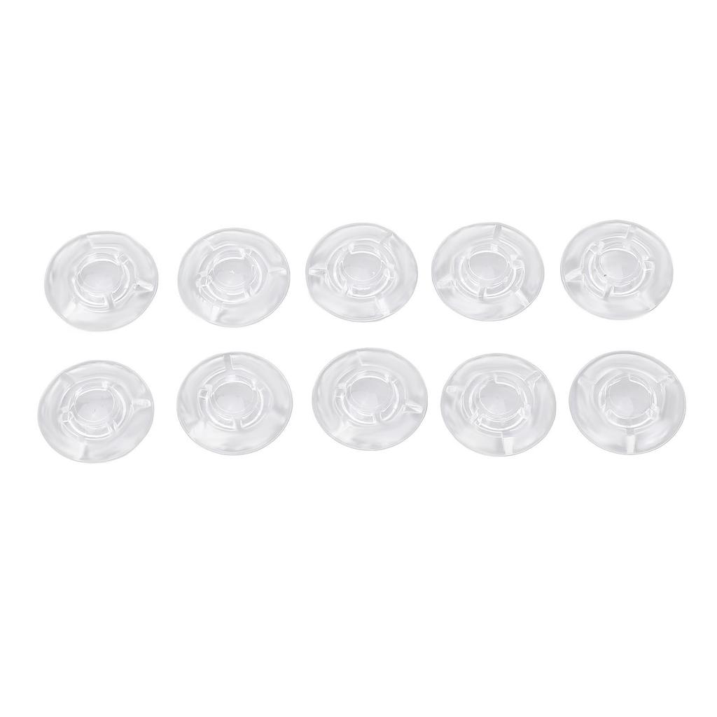 10Pcs Guitar Effect Pedal Footswitch Topper ABS Clear Single Pedal Footswitch Topper 10mm