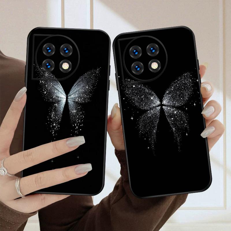 Белая бабочка Для Oneplus 8T 9 9R 10 Pro 11 12 13 13R 5G ACE 5 Nord2 4 CE 3 4 Lite N20 SE N200 силиконовый мягкий чехол для телефона
