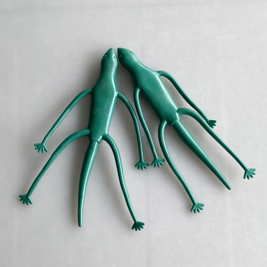 5 шт. Подставка для растений в форме лягушки, зажим для крепления растений в форме ящерицы, держатель для стеблей растений, опорная конструкция для небольших горшечных растений, суккулентов