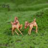Lovely Couple Deer Mini Craft Micro Landscape Bonsai Garden Home Decor