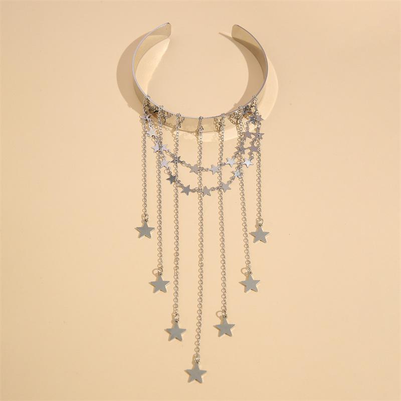 Bohemian Star Pendant Arm Bracelet Bracelet Fashion New Chain Fringed Love Arm Ring Jewelry