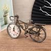 Home Garden  Vintage Arabic Numeral Bicycle Shape Creative Table Alarm Clock
