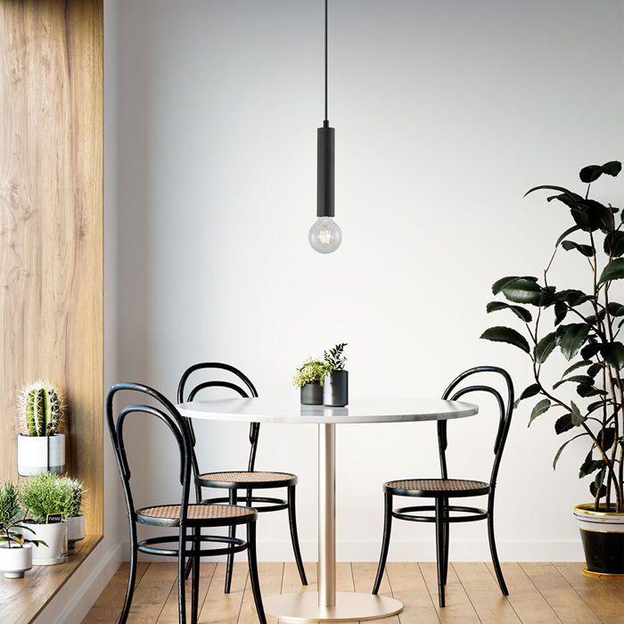 Suspension décorative 1xE27 IP20 23W – Noir