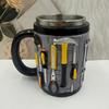 3D Toolbox Design Coffee Cup Stainless Steel Water Cup Funny Mechanic Mug  Gifts for Men