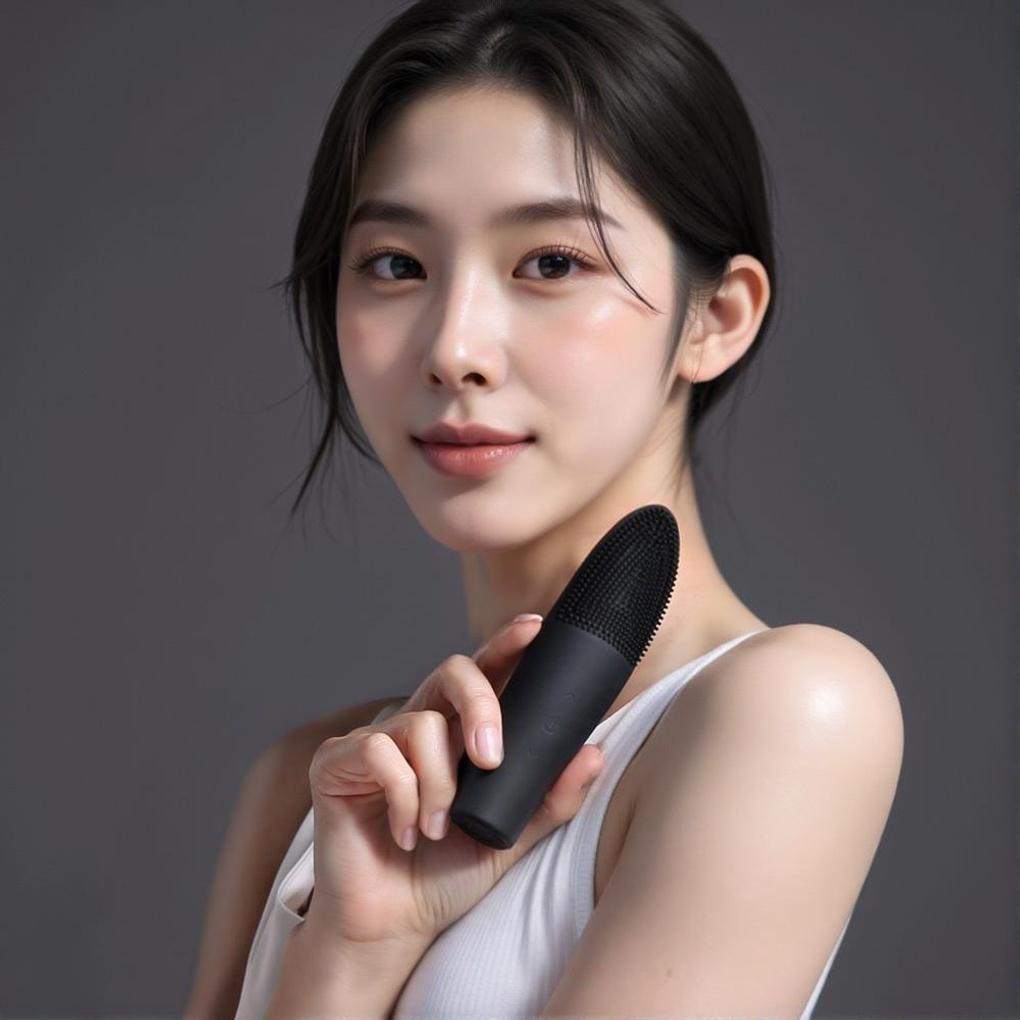 Oa Pureline Силиконовый Вибрационный Очиститель для Лица Электрический Массажер для Кожи Домашний Уход