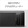 Sony Удобное портативное радио FM-совместимое с горизонтальной настройкой черное BC ICF-P37 FM/AM/широкий тип/длинный/электрический ICF-P37