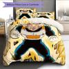 Vegeta Dragon Ball Pattern Bedding Home Decoration Birthday Gift (1 * duvet cover + 2 * pillowcase, without core)