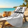 Juventus Customize Text Beach Towel Soft Durable Quick-Dry For Beach Bathroom Outdoor Swimming Pool Camping Picnic Yoga Diving Vacation Accessories